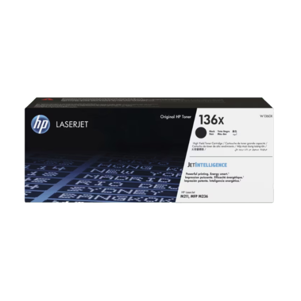 HP 136X ORIGINAL BLACK TONER (W1360X) HIGH YIELD
