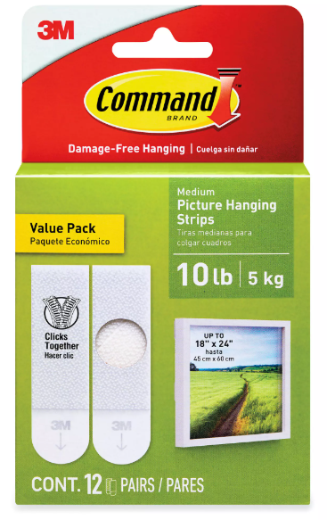 3M COMMAND 17204 LARGE PICTURE HANGING STRIP