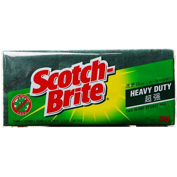 3M SCOTCH BRITE 2 IN 1 SPONGE PAD SB213