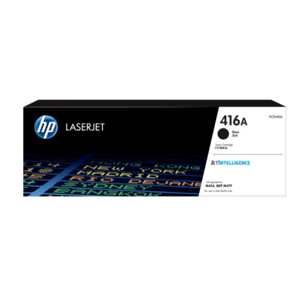 416A Laserjet Toner Cartridge Black (W2040A) HP 416A LASERJET TONER CARTRIDGE - BLACK (W2040A)