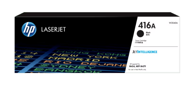 HP 416A LASERJET TONER CARTRIDGE - BLACK (W2040A)