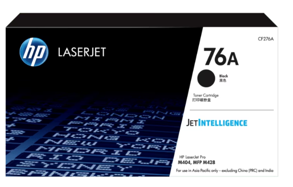 HP 76A Black Original LaserJet Toner Cartridge (CF276A)
