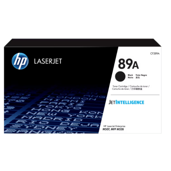 HP 89A Black Original LaserJet Toner Cartridge, CF289A