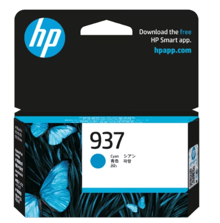 HP 937 ORIGINAL STD. YIELD INKJET INK CARTRIDGE - CYAN