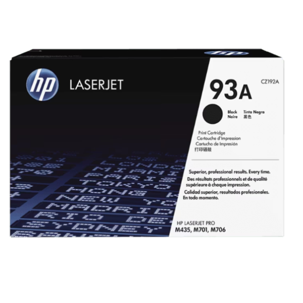 HP 93A TONER CARTRIDGE CZ192A