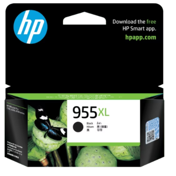 HP 955XL INK CARTRIDGE L0S72AA - Black
