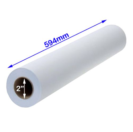 A1 80GSM PLOTTER ROLL PAPER 594MMX50M (2"CORE)