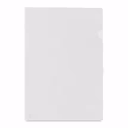 YW-A4 L SHAPE FOLDER - White