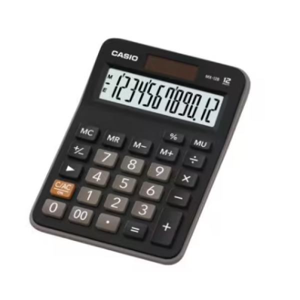 CASIO CALCULATOR MX-12B-BK