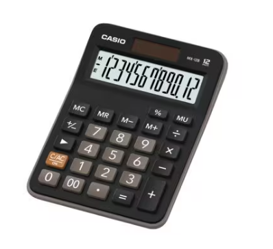 CASIO CALCULATOR MX-12B-BK
