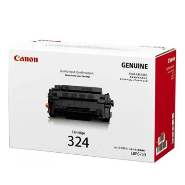 Cartridge Toner 324 - Black CANON CARTRIDGE TONER 324 - Black