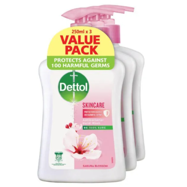 DETTOL HANDSOAP (3's X 250ML value pack) #HPD253SC (PINK)