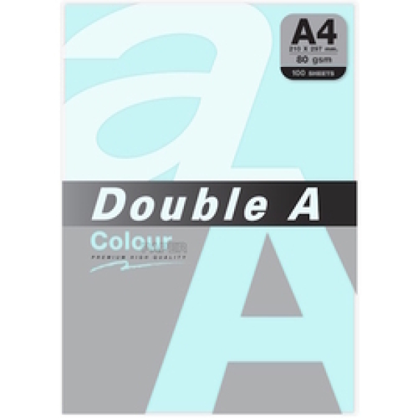 DOUBLE A A4 80GSM COLOUR PAPER - Ocean