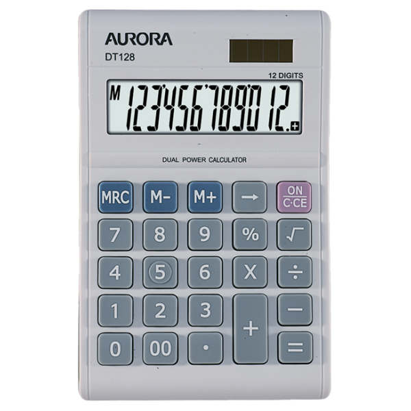 AURORA DUAL POWER CALCULATOR DT128
