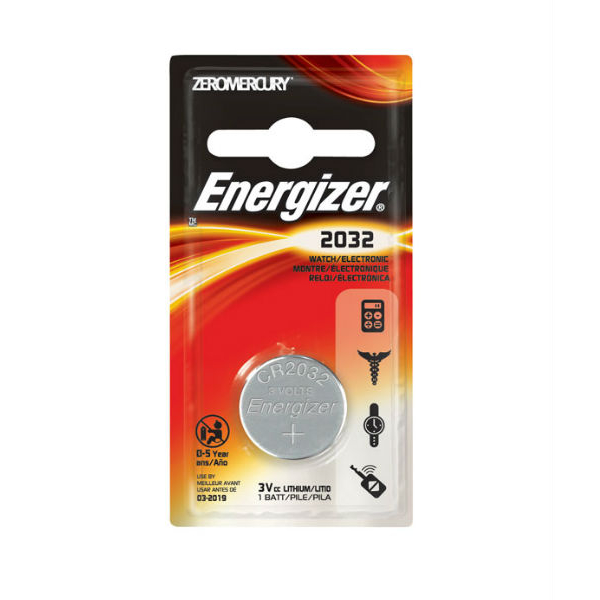 ENERGIZER 3V BATTERY CR2032