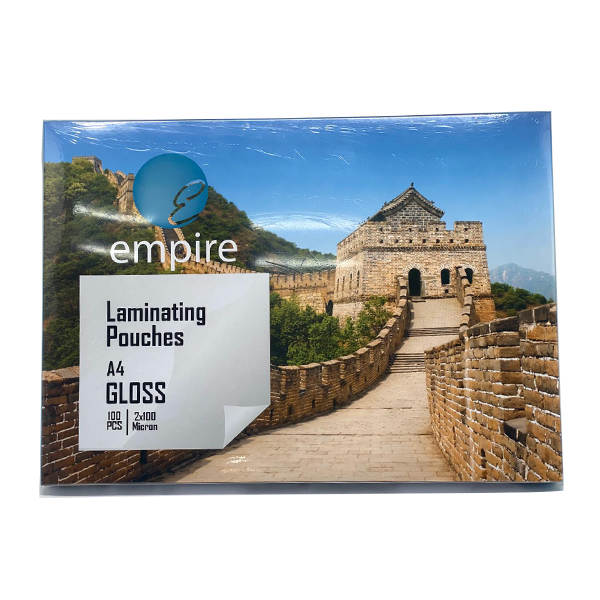 EMPIRE A4 LAMINATING POUCH, 216 MM X 303MM