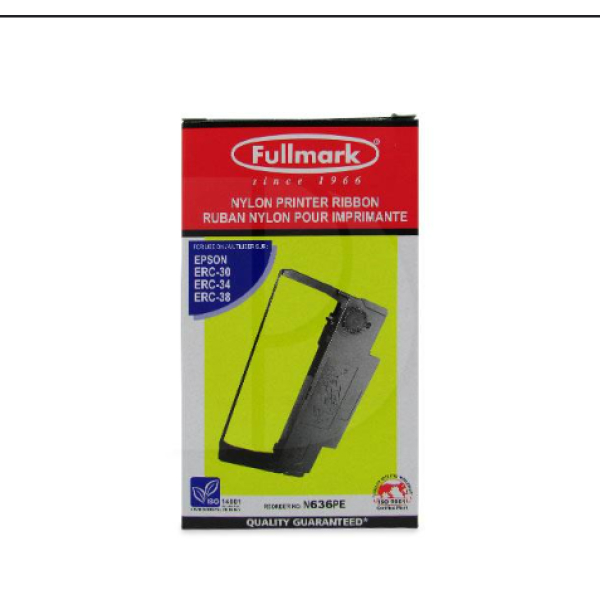 FULLMARK ERC-30/34/38 PRINTER RIBBON - BLACK (WB)