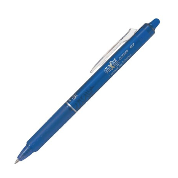 PILOT FRIXION CLICKER PEN 0.7MM - Blue (BLRT-FR7)