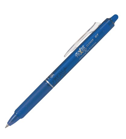 PILOT FRIXION CLICKER PEN 0.7MM - Blue (BLRT-FR7)