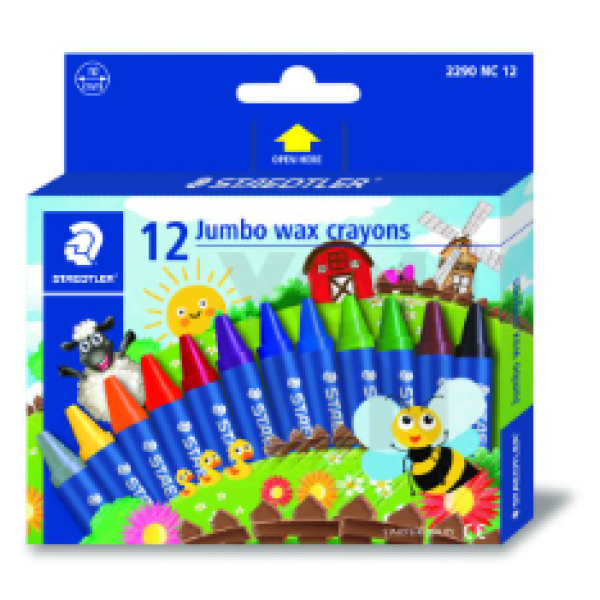 JUMBO 12s WAX CRAYON 22990NC12