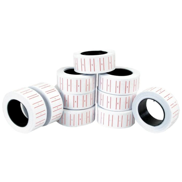 SUREMARK LABEL ROLL SQ-8860 2 RED LINES