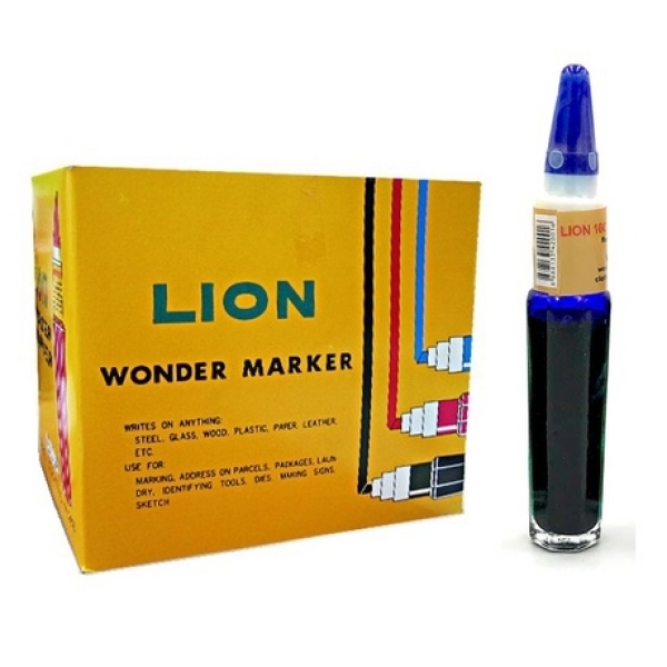 LION WONDER MARKER 16CC - Blue