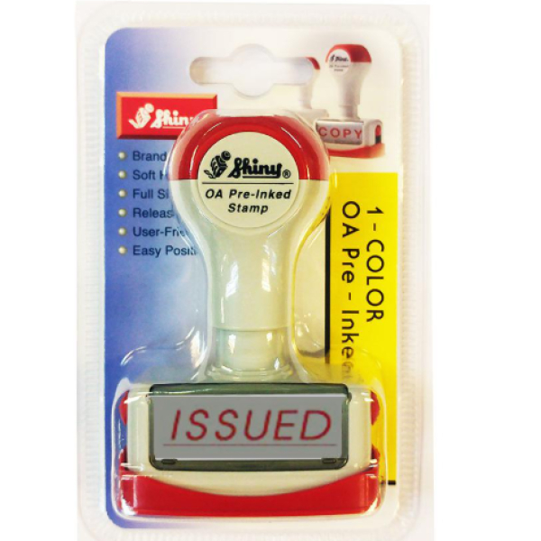 OA PRE-INKED STAMP - ISSUED