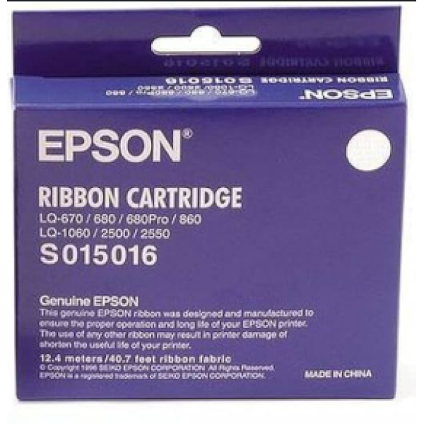 Original Ribbon 7762 S015016015262 For 680 EPSON ORIGINAL RIBBON #7762 #S015016/015262 FOR 680
