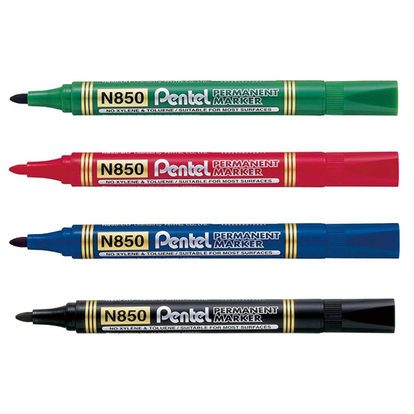 PENTEL PERMANENT MARKER N850 - Black