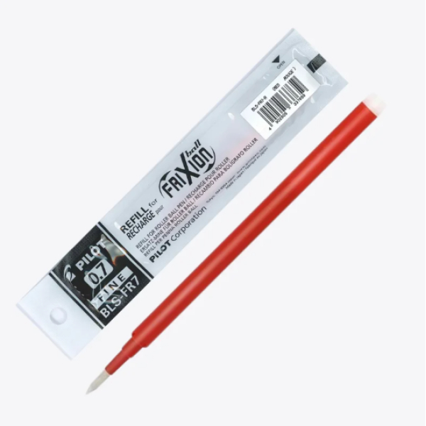 PILOT FRIXION BALL PEN REFILL 0.7MM - RED