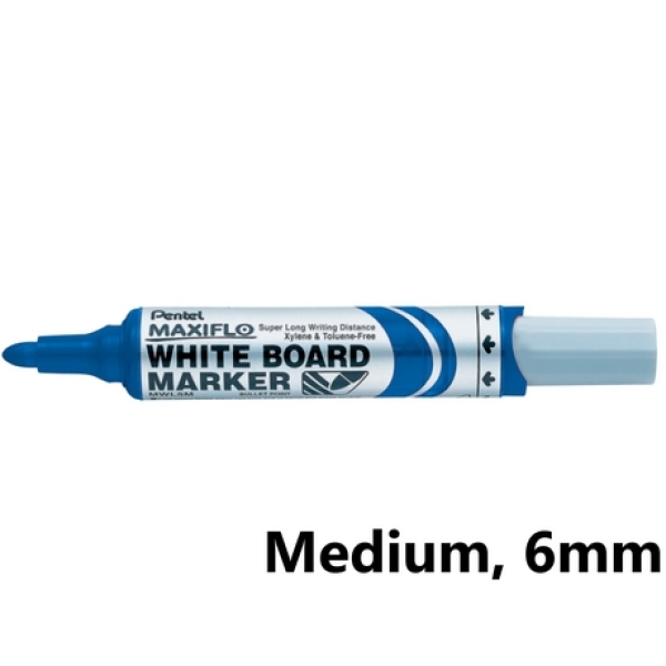 PENTEL MAXIFLO WHITEBOARD MARKER - Blue (MWL5S-C)