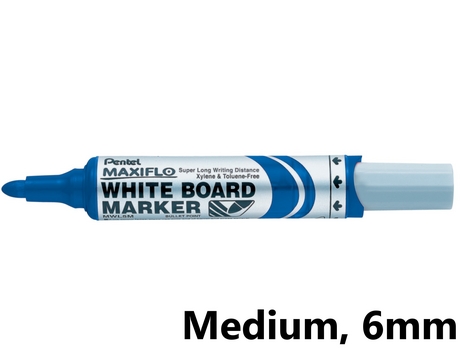 PENTEL MAXIFLO WHITEBOARD MARKER - Blue (MWL5S-C)