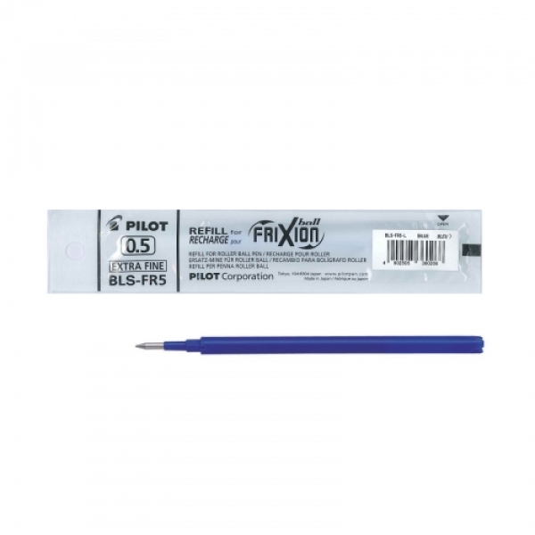 PILOT FRIXION BALL PEN REFILL 0.5MM - BLUE