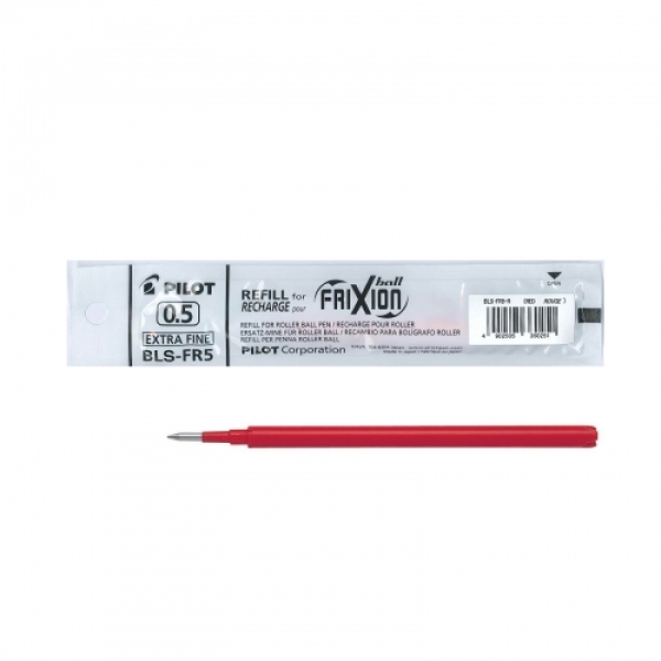 PILOT FRIXION BALL PEN REFILL 0.5MM - RED