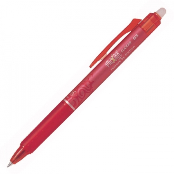PILOT FRIXION CLICKER PEN 0.5MM - Red