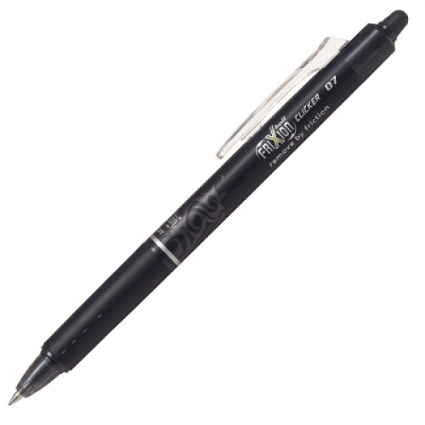 PILOT FRIXION CLICKER PEN 0.7MM - Black