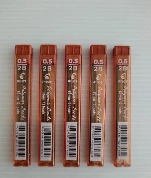 PILOT PENCIL LEAD POLYMER 0.5MM "2B"