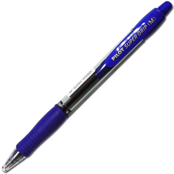 PILOT SUPER GRIP PEN 10RM MEDIUM - Blue