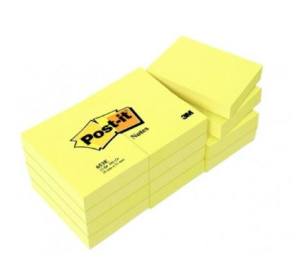 3M #653 POST IT NOTE PAD 1.5 X 2"