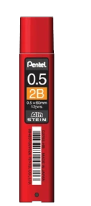 PENTEL REFILL LEAD STEIN 0.5MM - 2B