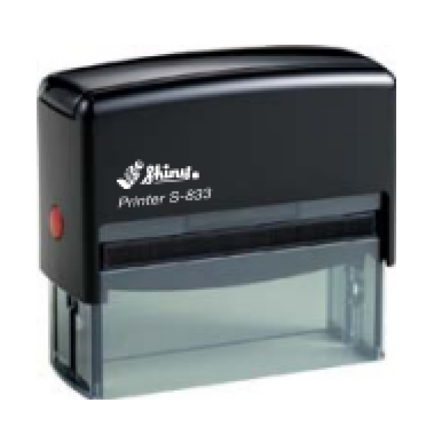 SHINY S833 SELF INKING STAMP 82 X 25mm