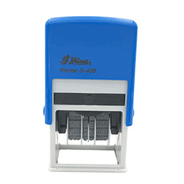 SHINY S406 SELF INKING DATE STAMP W/POSTED