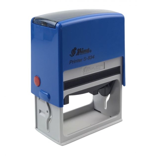 SHINY S834 SELF INKING STAMP 65 x 30mm - Blue