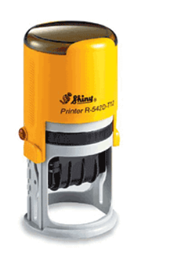 SHINY SELF INKING STAMP WITH DATE  R542D-T12