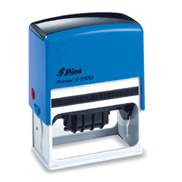 SHINY SELF INKING STAMP S830D 75X38MM