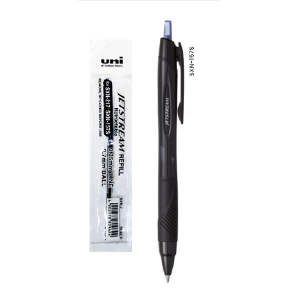 UNI SXR-7 JETSTREAM 101 REFILL 0.07MM - BLACK
