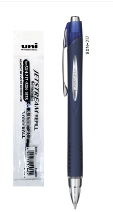UNI SXR-7 JETSTREAM 101 REFILL 0.07MM - BLUE