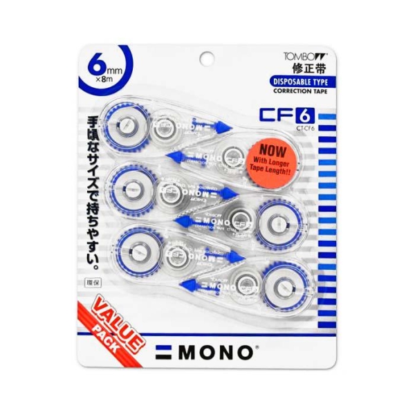 TOMBOW CT-CF6 DISPOSABLE CORRECTION TAPE