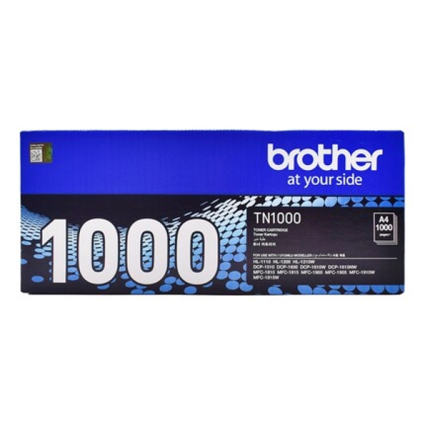 Tn1000 Toner Cartridge Black BROTHER TN1000 TONER CARTRIDGE BLACK