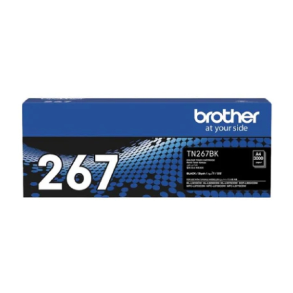 Tn267B Toner Cartridge - Black High Yield BROTHER TN267B TONER CARTRIDGE - Black High Yield